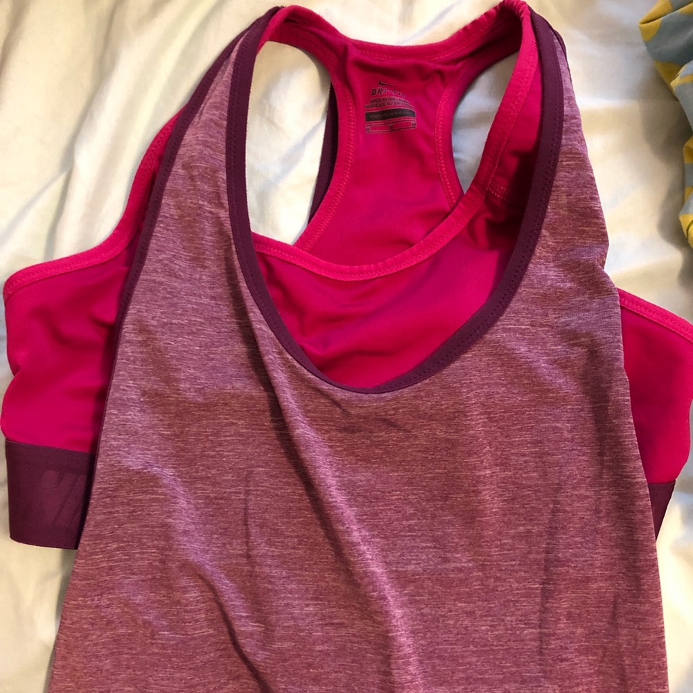 Nike tank with built in sports bra